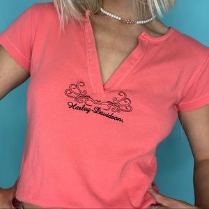 PINK HARLEY DAVIDSON TEE